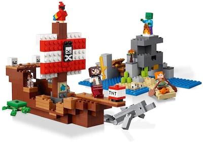 Foto 5 | Lego Minecraft The Pirate Ship Adventure 21152 - Venta Internacional