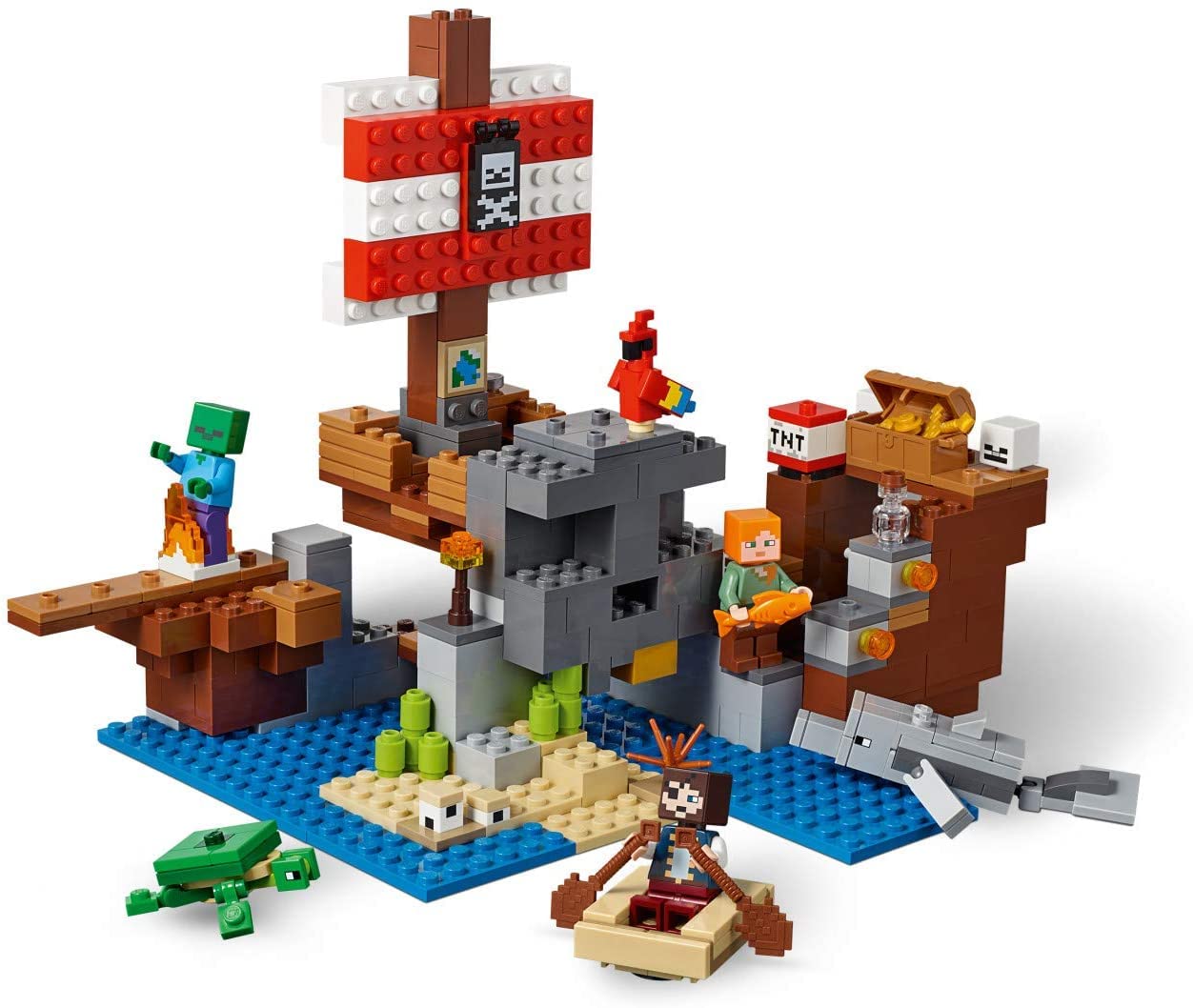 Foto 7 pulgar | Lego Minecraft The Pirate Ship Adventure 21152 - Venta Internacional