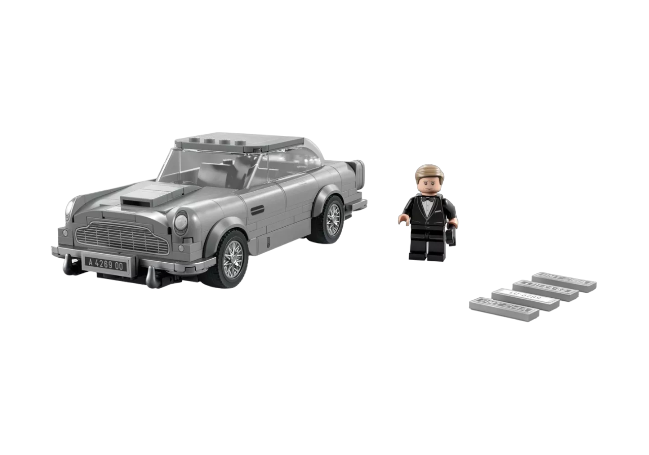 Foto 2 pulgar | Kit Lego Champions 007 Aston Martin Db5 298 Piezas Gris