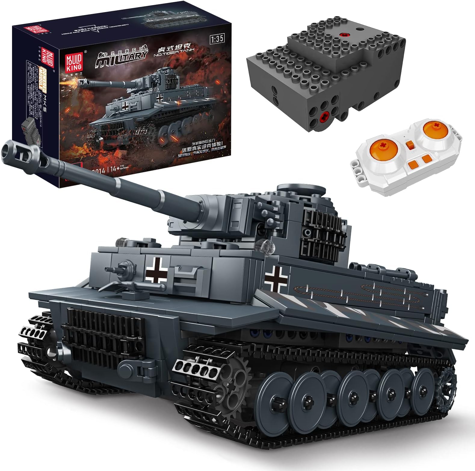 Set de Bloques de Construcción Mould King Moc Tiger Tank con Mando a Distancia - Venta Internacional