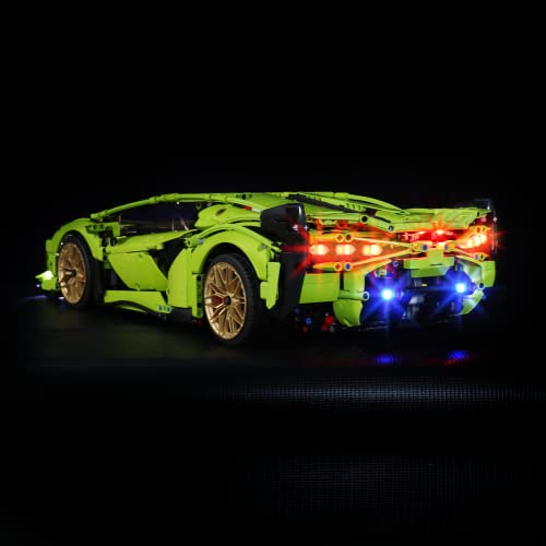 Foto 7 pulgar | Kit De Luces Led Bourvill Para Lego Technic Lamborghini Sián Fkp - Venta Internacional.