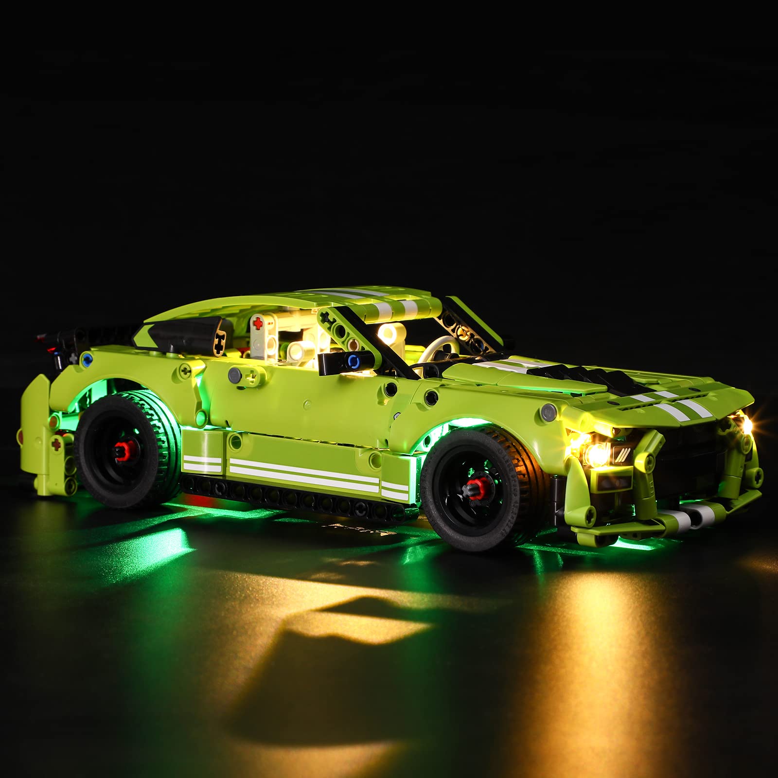 Foto 3 pulgar | Kit De Iluminación Briksmax Para Lego Technic Ford Mustang Shelby G - Venta Internacional.