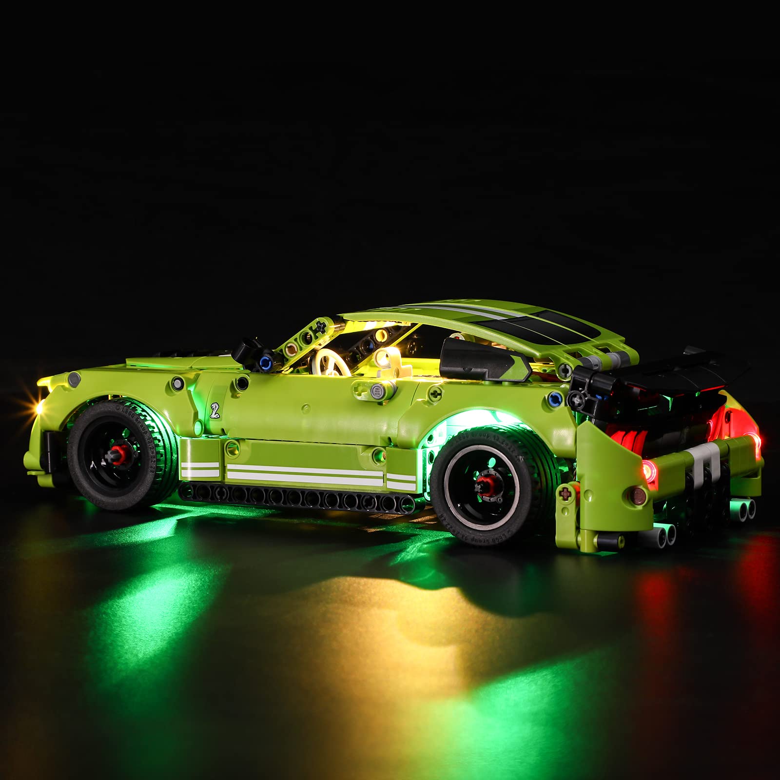 Foto 4 pulgar | Kit De Iluminación Briksmax Para Lego Technic Ford Mustang Shelby G - Venta Internacional.