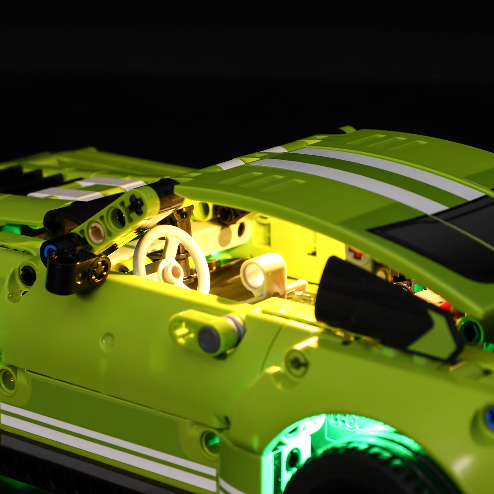 Foto 6 pulgar | Kit De Iluminación Briksmax Para Lego Technic Ford Mustang Shelby G - Venta Internacional.