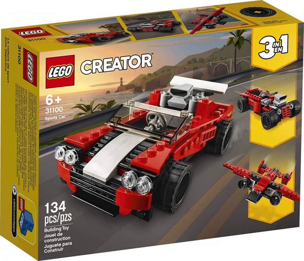 Foto 2 pulgar | Juguete de Construcción Lego Creator Coche Deportivo 3 en 1 31100 con 134 Piezas - Venta Internacional