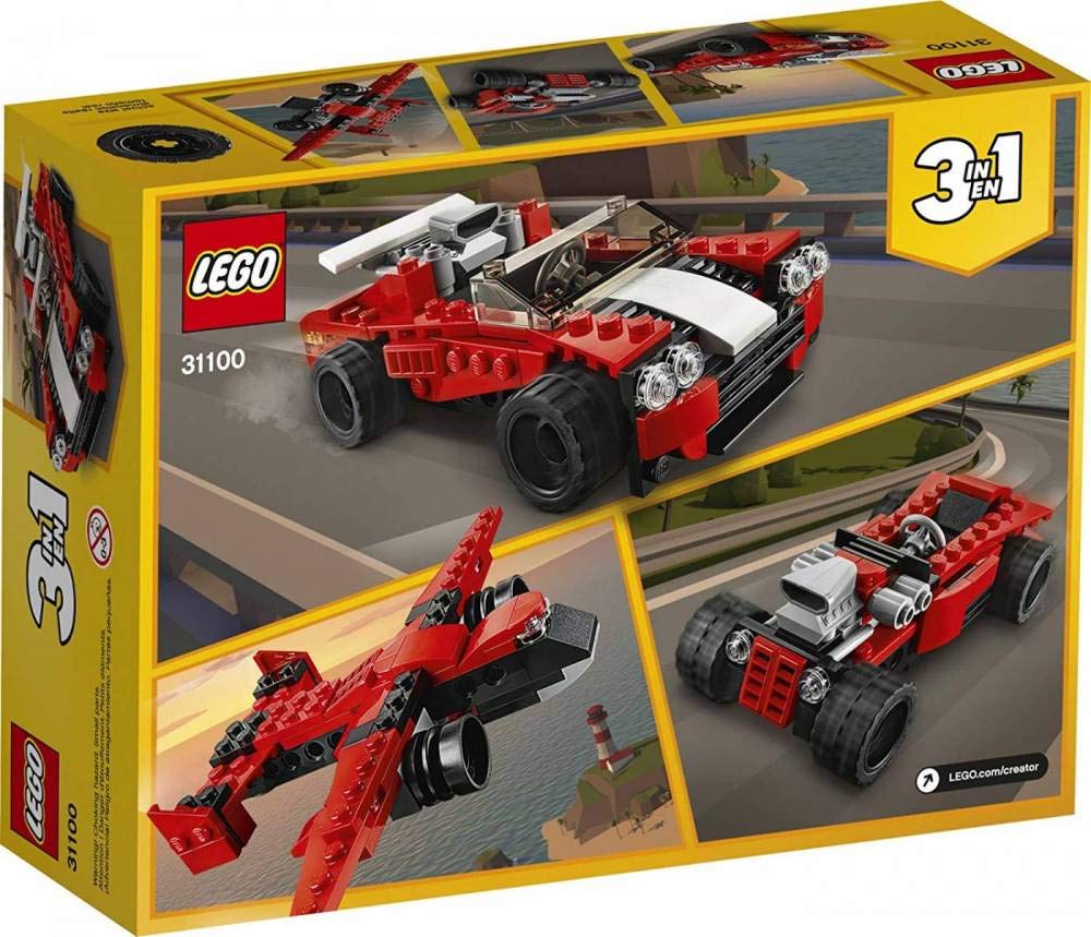 Foto 6 pulgar | Juguete de Construcción Lego Creator Coche Deportivo 3 en 1 31100 con 134 Piezas - Venta Internacional