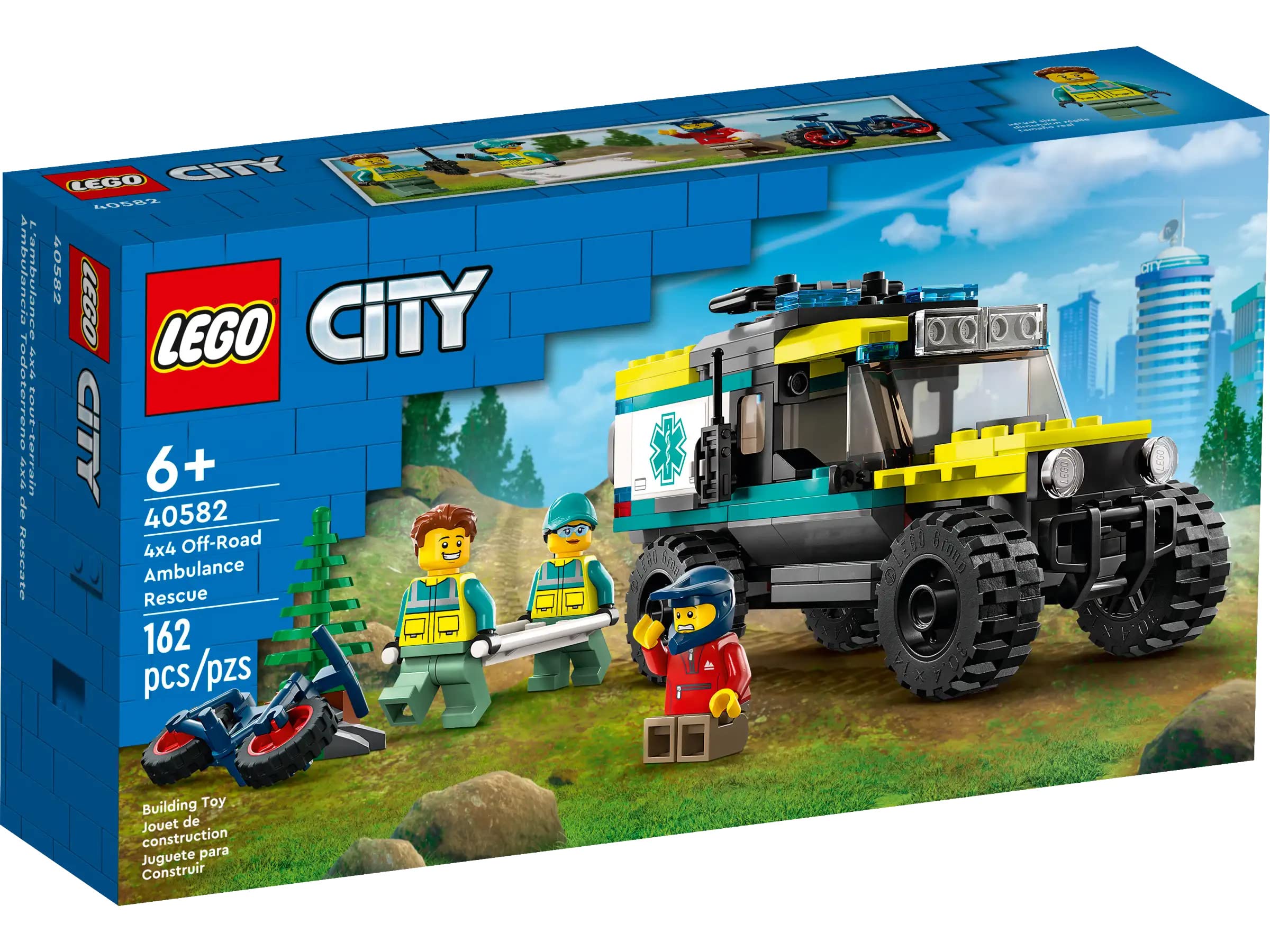 Foto 3 pulgar | Lego City 4x4 Todoterreno Ambulance Rescue 2023 40582 - Venta Internacional