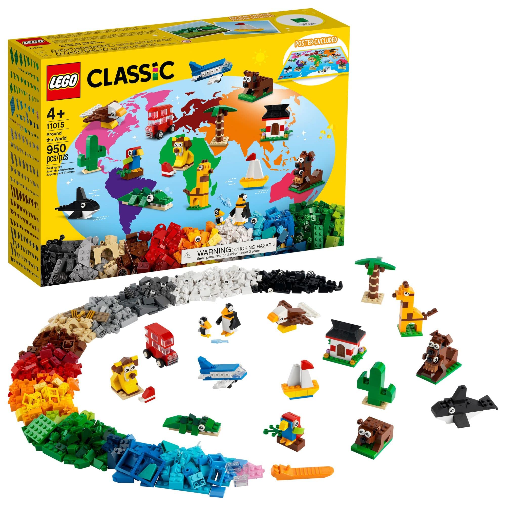 Juguetes de Construcción Lego Classic Around The World 11015 con 950 Piezas - Venta Internacional