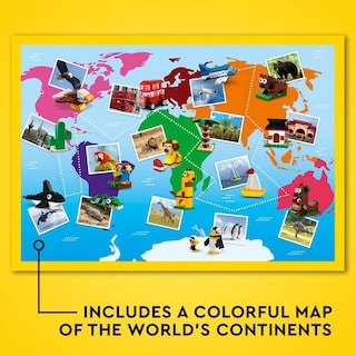 Foto 4 | Juguetes de Construcción Lego Classic Around The World 11015 con 950 Piezas - Venta Internacional