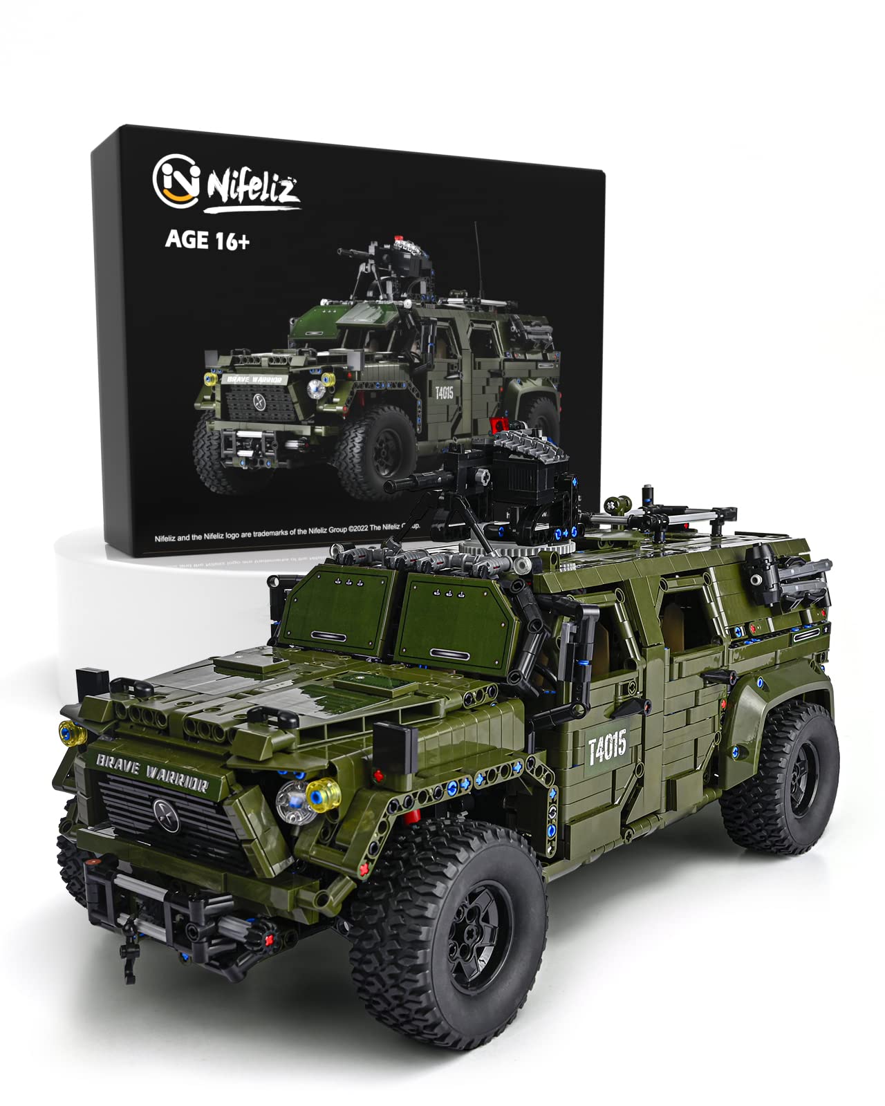 Kit de Construcción Nifeliz Warrior para Coche Militar 3,175 Piezas - Venta Internacional