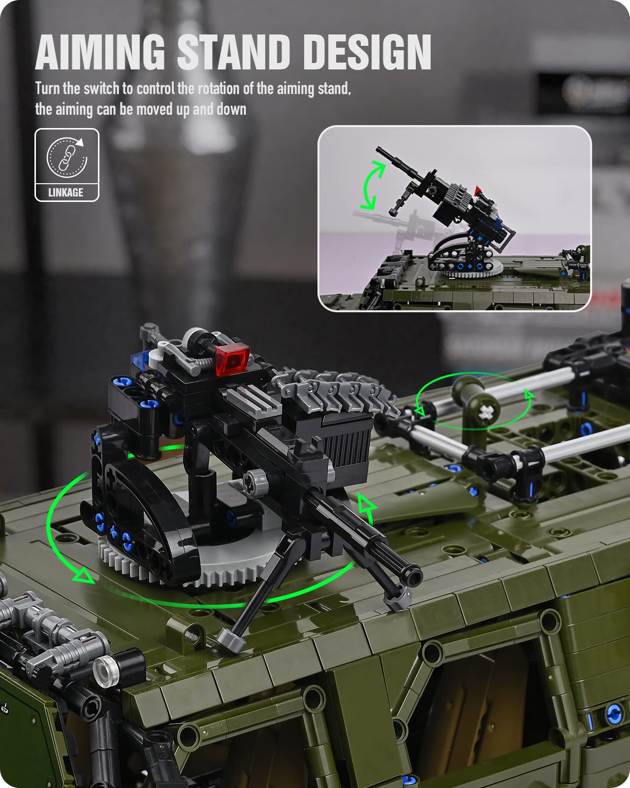 Foto 4 | Kit de Construcción Nifeliz Warrior para Coche Militar 3,175 Piezas - Venta Internacional