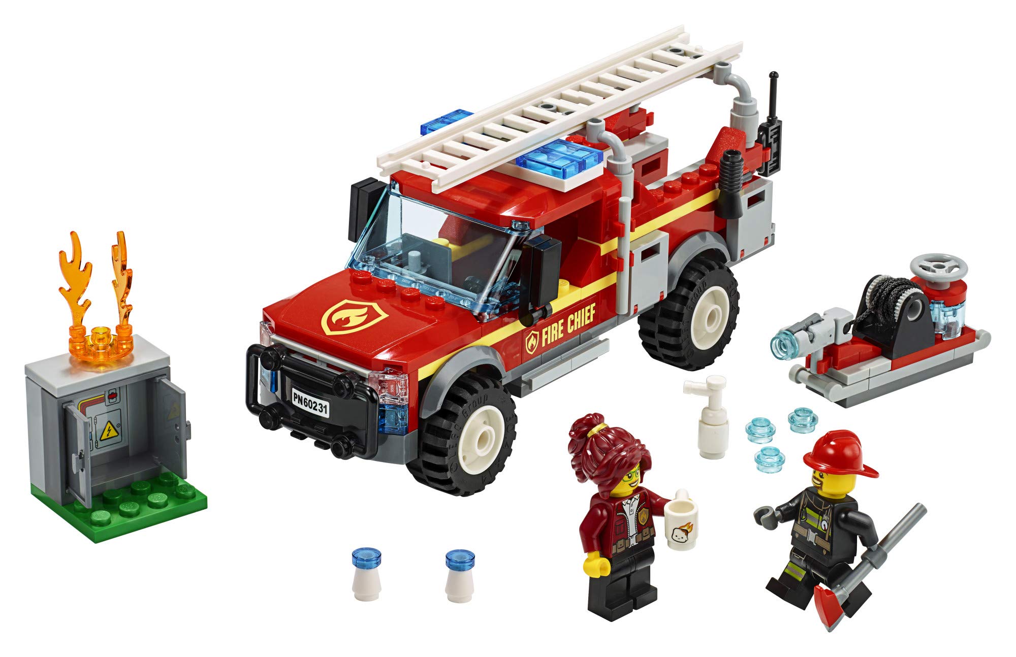 Foto 3 pulgar | Kit de Construcción Lego City Camioneta de Respuesta de Bomberos 60231 - Venta Internacional