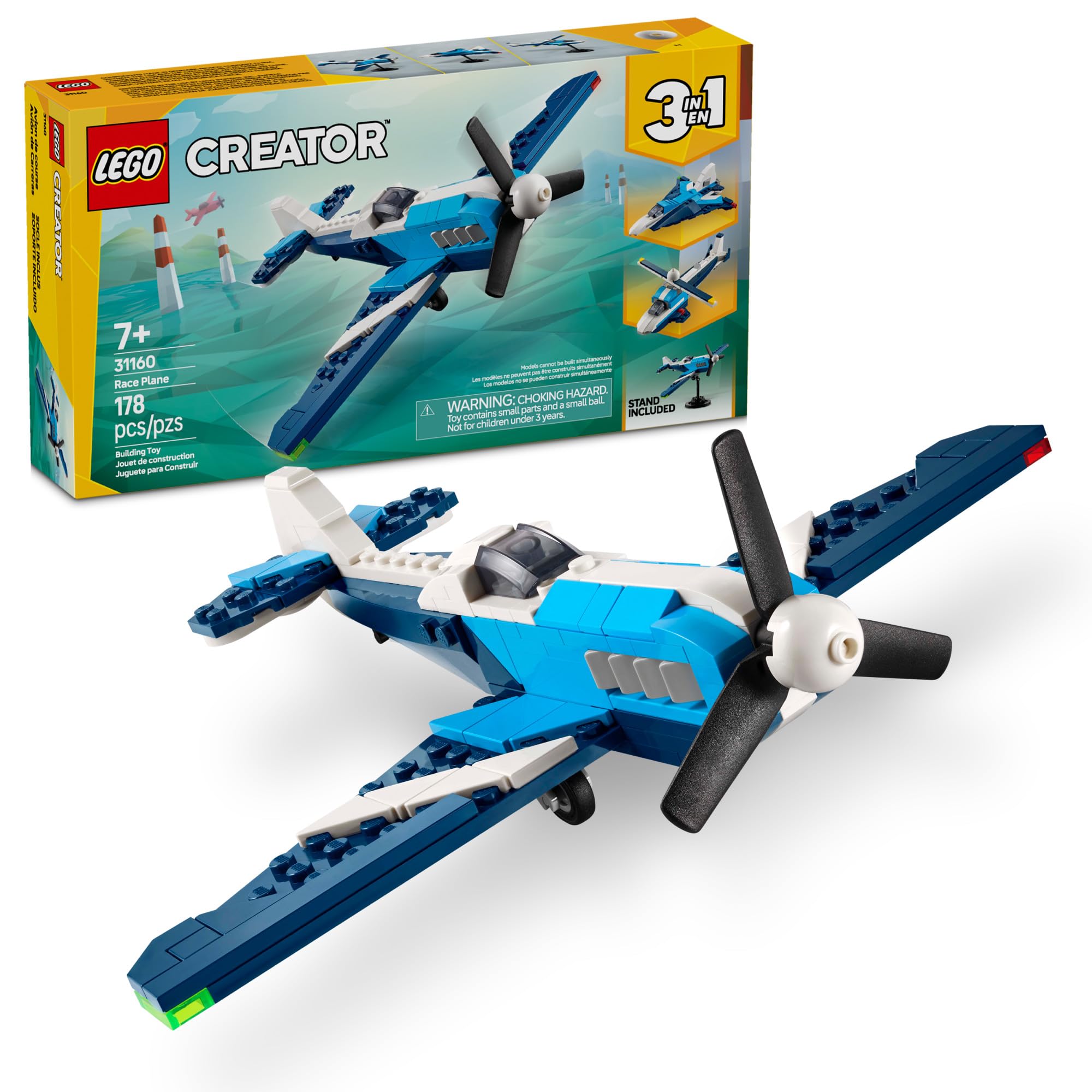 Foto 2 pulgar | Juguete de Construcción Lego Creator 3 en 1 Aircraft Race Plane 31160 - Venta Internacional
