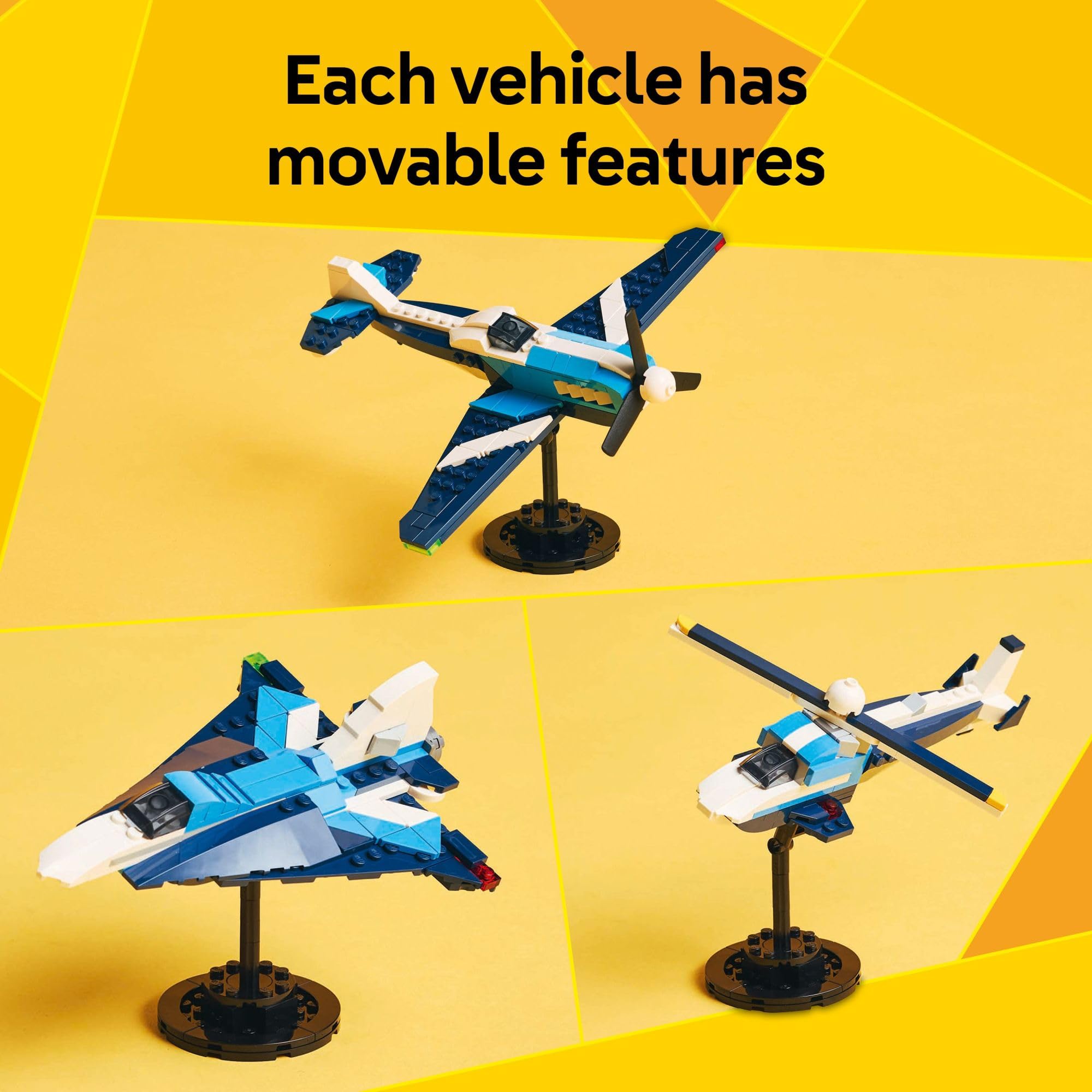 Foto 4 | Juguete de Construcción Lego Creator 3 en 1 Aircraft Race Plane 31160 - Venta Internacional