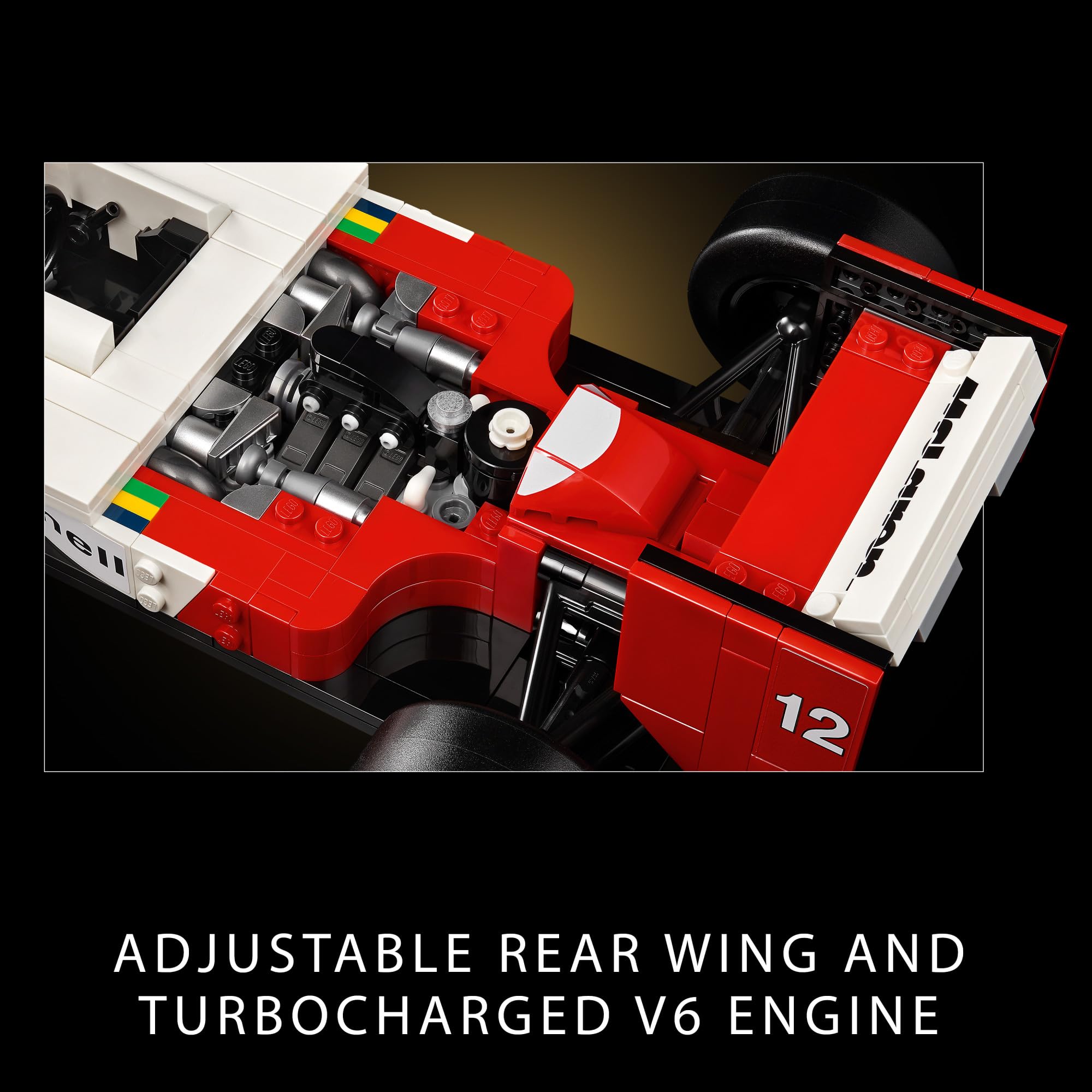 Foto 7 pulgar | Set De Construcción Lego Icons Mclaren Mp4/4 Y Ayrton Senna - Venta Internacional.