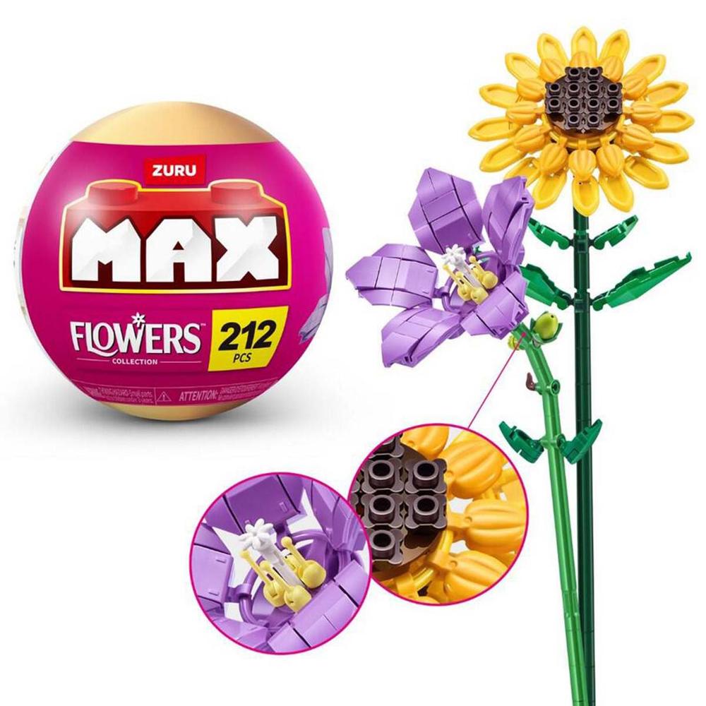 Foto 3 | Max Juguete Miniatura Flowers Building Bricks