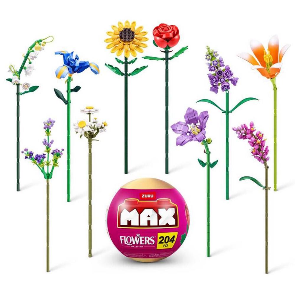 Foto 5 pulgar | Max Juguete Miniatura Flowers Building Bricks