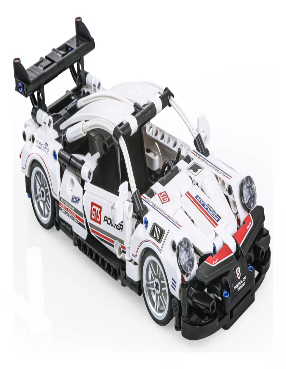 Foto 2 | Juguetes Arte Manualidades Construccion Bloque Porsche Blanco + Termo De Regalo Güish