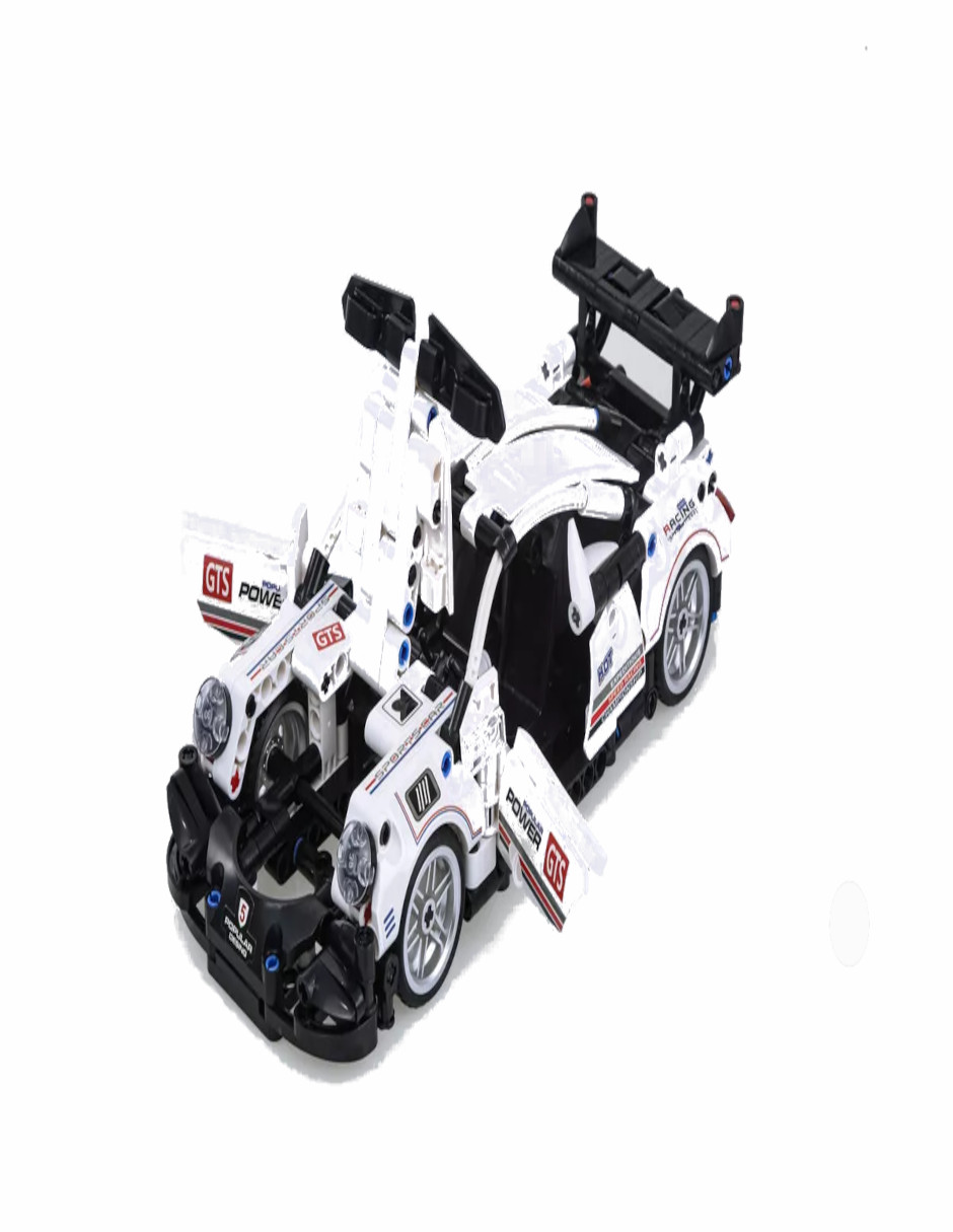 Foto 4 | Juguetes Arte Manualidades Construccion Bloque Porsche Blanco + Termo De Regalo Güish