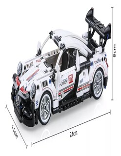 Foto 5 | Juguetes Arte Manualidades Construccion Bloque Porsche Blanco + Termo De Regalo Güish