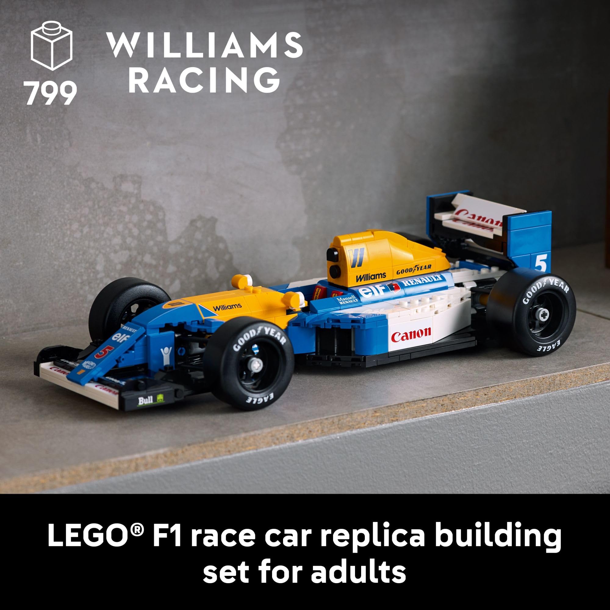 Foto 2 | Set De Construcción Lego Icons Williams Racing Fw14b Y Nigel Mansell F1 - Venta Internacional.