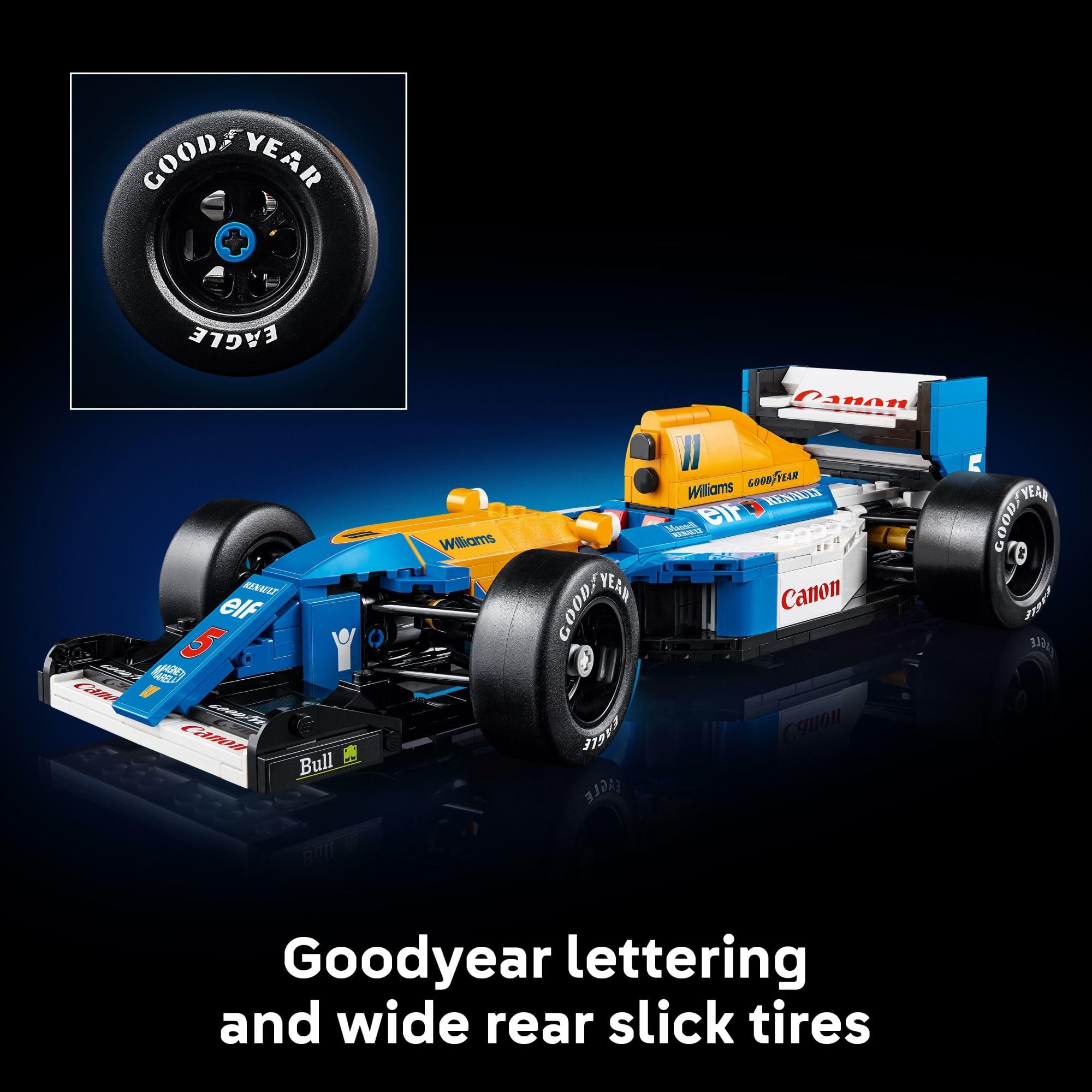 Foto 5 pulgar | Set De Construcción Lego Icons Williams Racing Fw14b Y Nigel Mansell F1 - Venta Internacional.