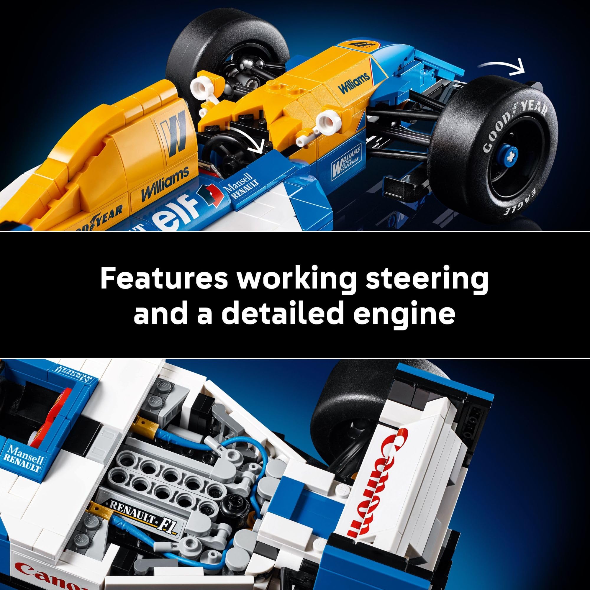 Foto 6 pulgar | Set De Construcción Lego Icons Williams Racing Fw14b Y Nigel Mansell F1 - Venta Internacional.