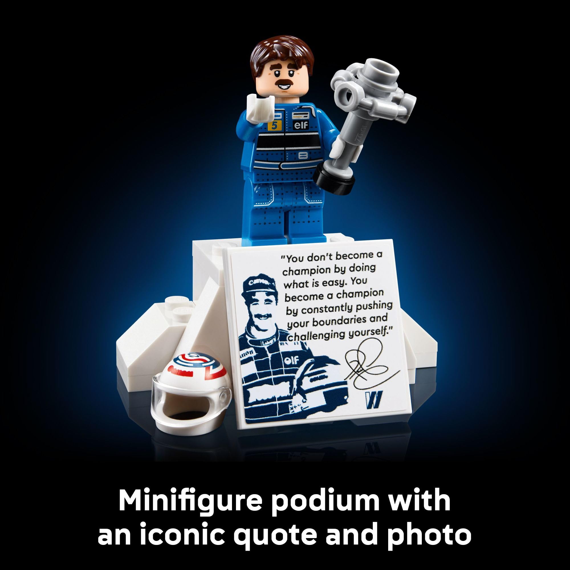 Foto 7 pulgar | Set De Construcción Lego Icons Williams Racing Fw14b Y Nigel Mansell F1 - Venta Internacional.