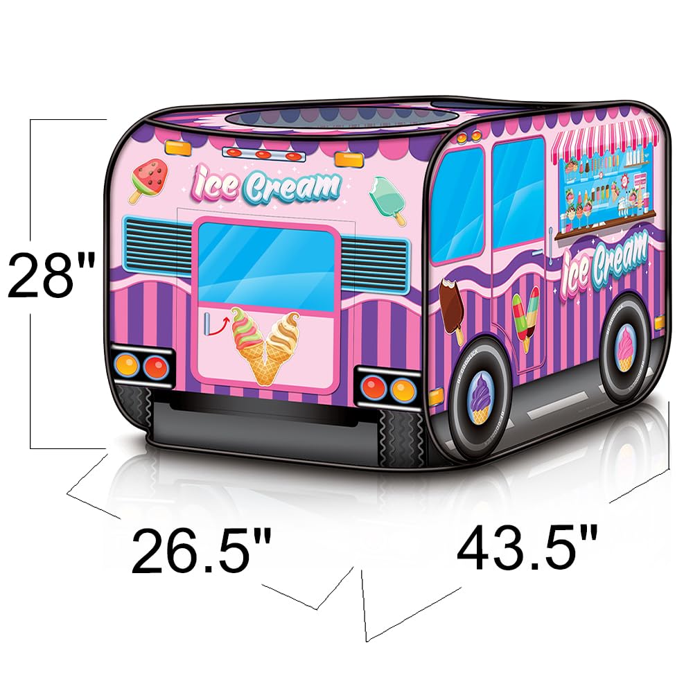 Foto 3 | Camión De Helados Play Tent Artcreativity Para Niños Mayores De 3 Años - Venta Internacional.