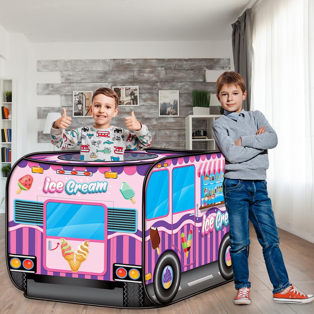 Foto 7 pulgar | Camión De Helados Play Tent Artcreativity Para Niños Mayores De 3 Años - Venta Internacional.