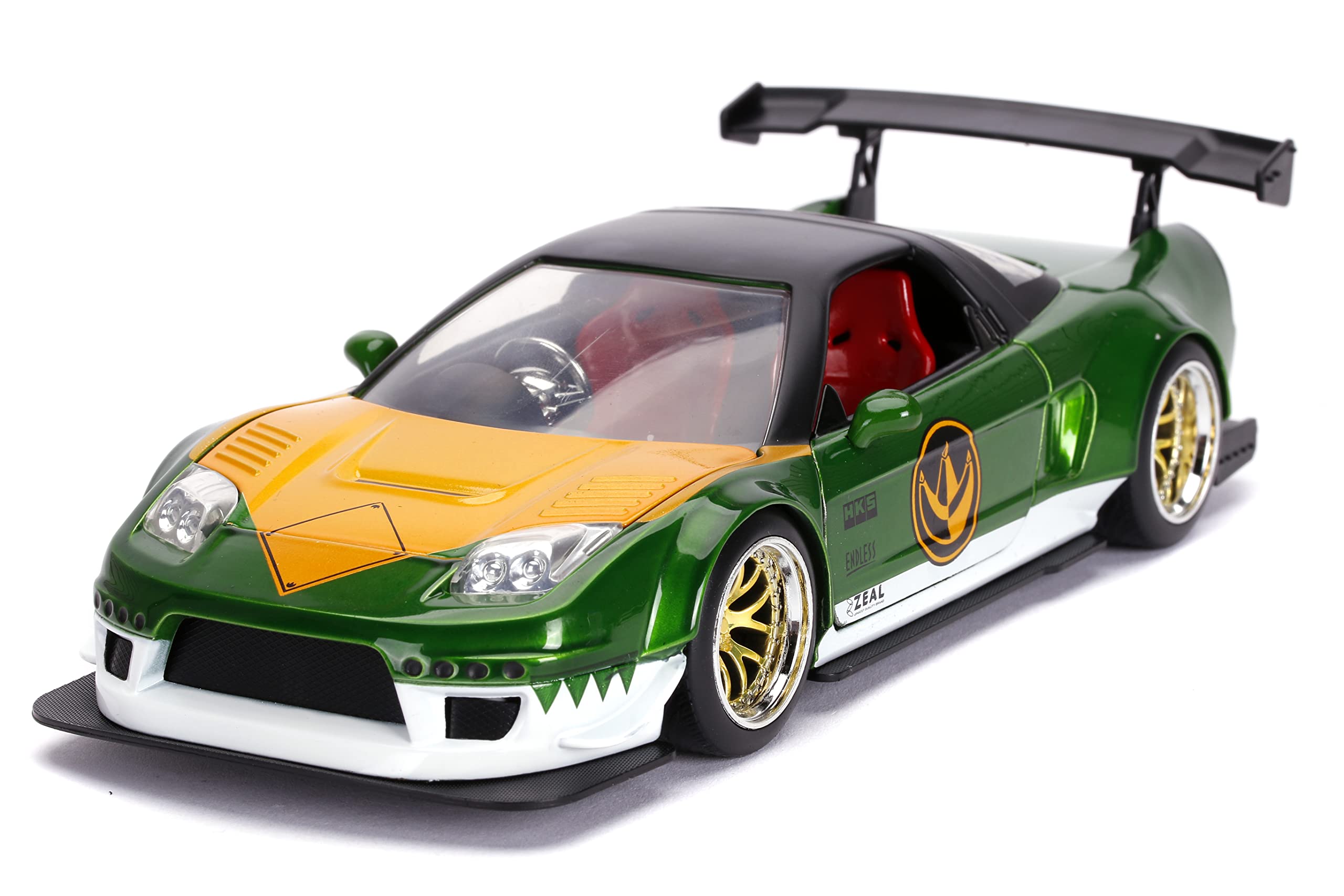 Foto 5 pulgar | Figura Del Honda Nsx 2002 Diecast Car Jada 1:24 Con Green Ranger - Venta Internacional.