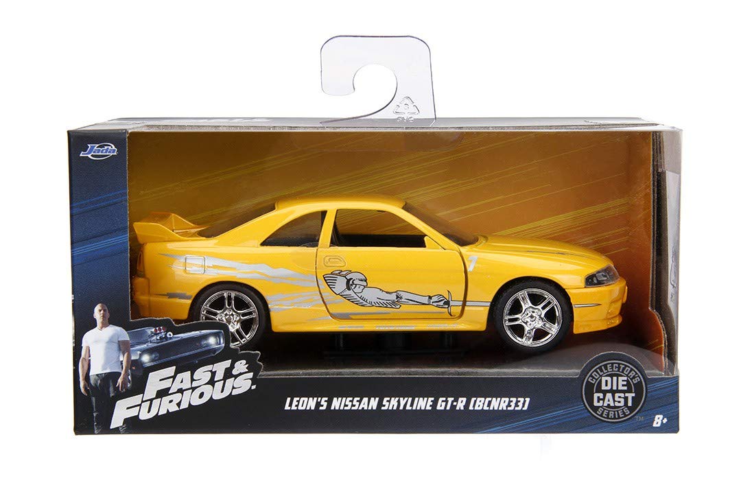 Foto 3 pulgar | Coche Fundido A Presión Jada Toys Fast & Furious 1:32 Nissan Skyline Gt-r De Leon (bcnr33) - Venta Internacional.