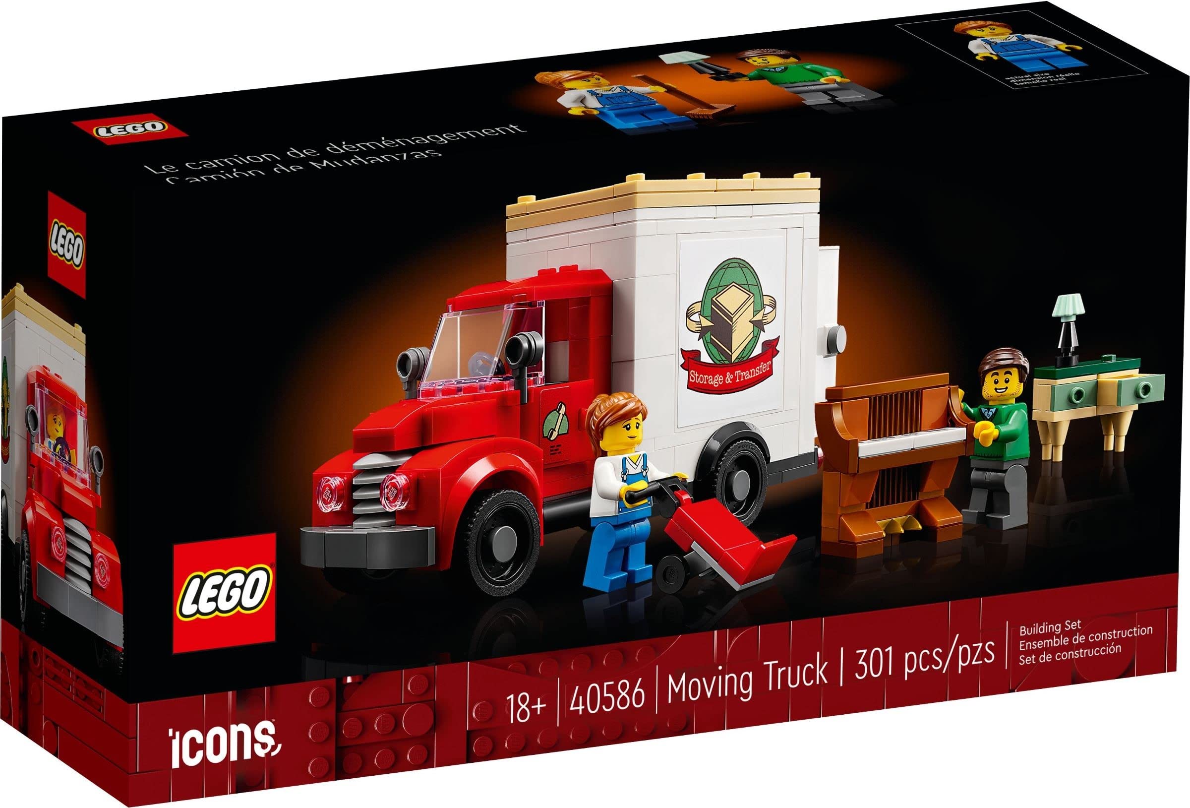 Camión Móvil Toy Lego Icons 40586 Con 2 Minifiguras - Venta Internacional.
