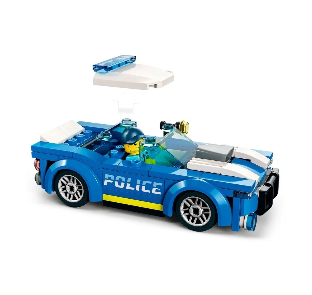 Foto 3 pulgar | Auto De Policía Construcción 94 Pzs Azul Blanco