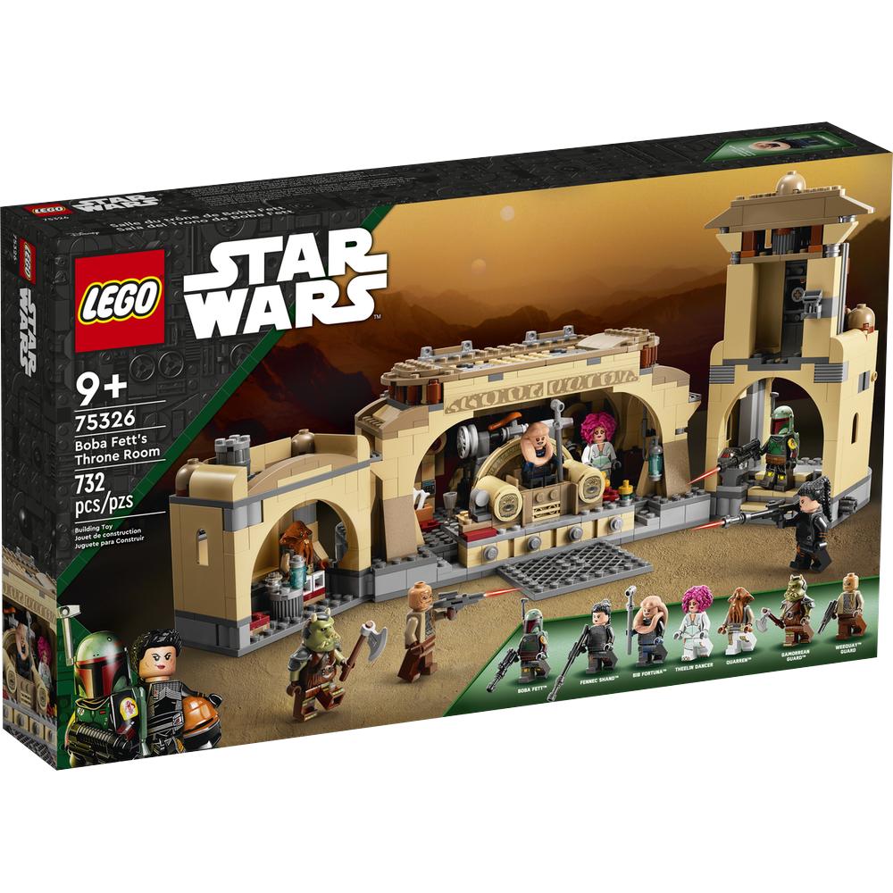 Lego Star Wars 75326 Sala del Trono de Boba Fett 732 Piezas $2,730