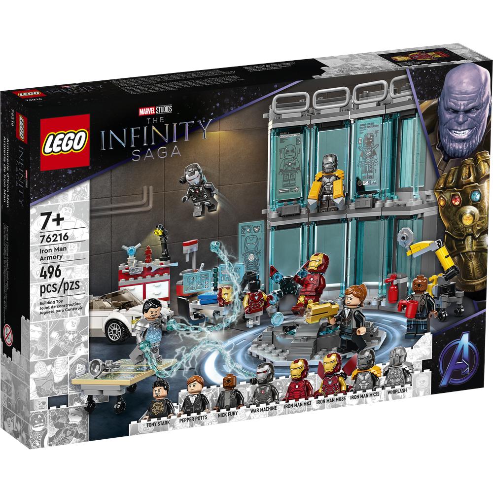 Set de Juegos Lego Super Héroes Marvel Armería de Iron Man