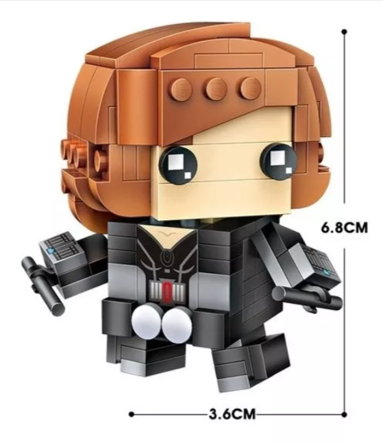 Foto 3 pulgar | Loz Avengers Brickheadz - Marvel Black Widow