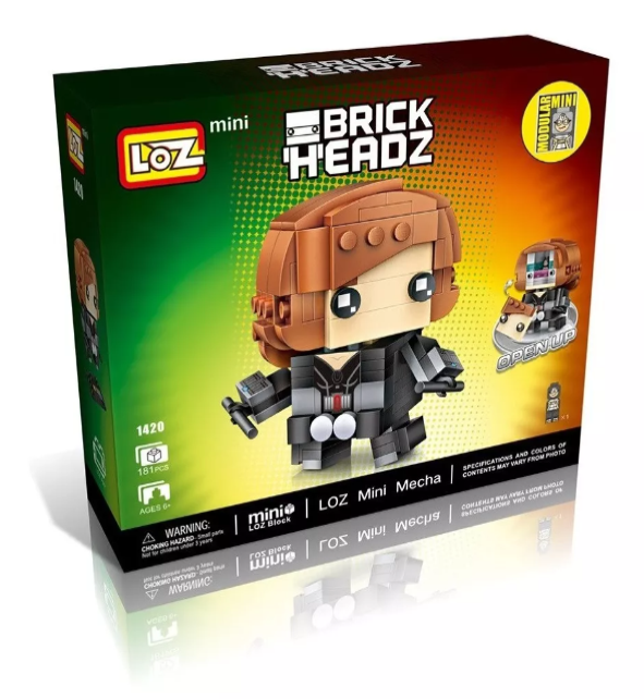 Foto 4 pulgar | Loz Avengers Brickheadz - Marvel Black Widow