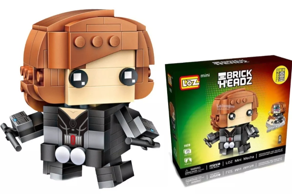 Foto 5 pulgar | Loz Avengers Brickheadz - Marvel Black Widow