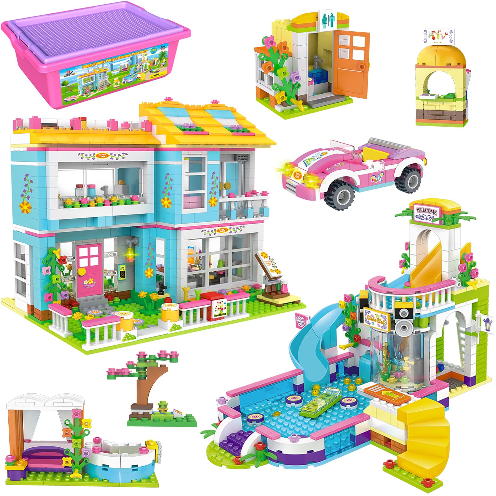 Foto 2 pulgar | Kit de Construcción EP Exercise N Play Friends Multicolor 1736 Piezas - Venta Internacional