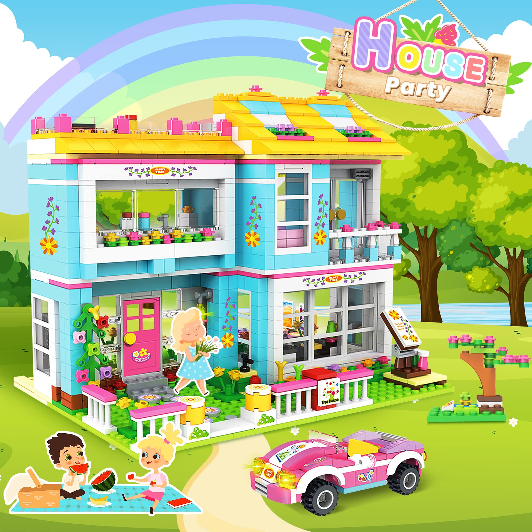 Foto 4 pulgar | Kit de Construcción EP Exercise N Play Friends Multicolor 1736 Piezas - Venta Internacional