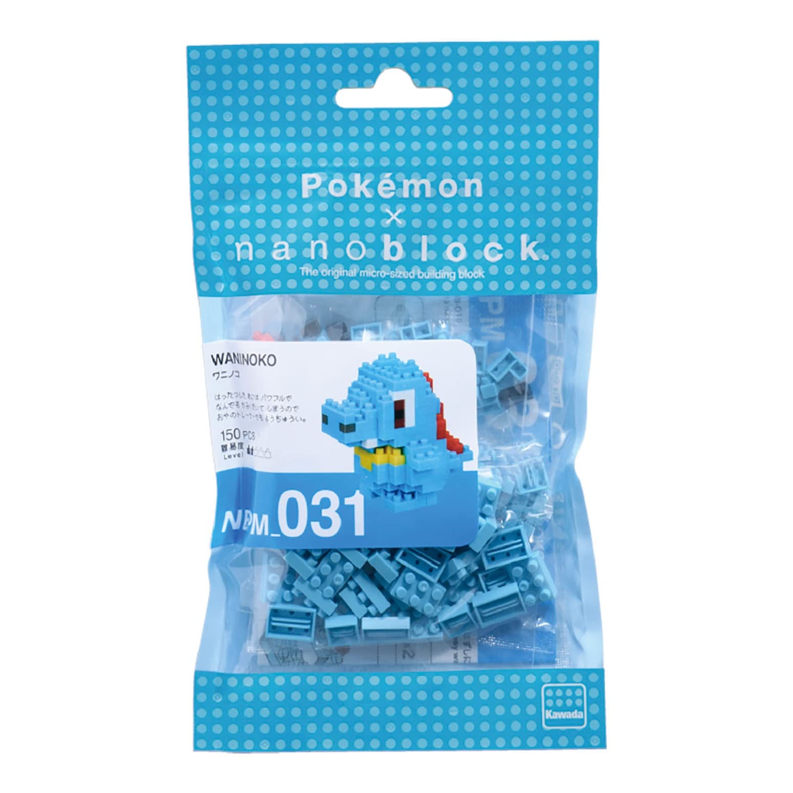 Foto 3 pulgar | Kit de Construcción Nanoblock Pokémon Totodile 140 Piezas - Venta Internacional