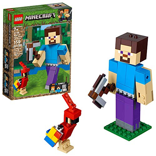 Foto 2 pulgar | Lego Minecraft Steve Bigfig Building Kit 159 Piezas - Venta Internacional