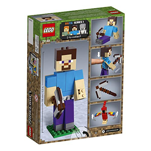 Foto 6 pulgar | Lego Minecraft Steve Bigfig Building Kit 159 Piezas - Venta Internacional