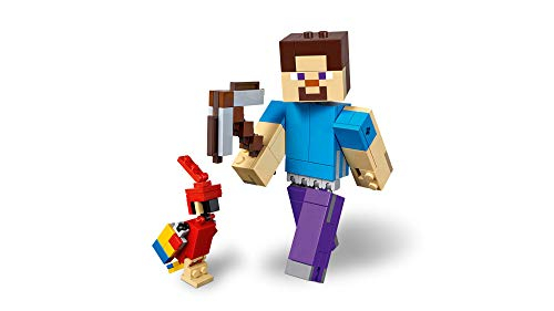 Foto 7 pulgar | Lego Minecraft Steve Bigfig Building Kit 159 Piezas - Venta Internacional