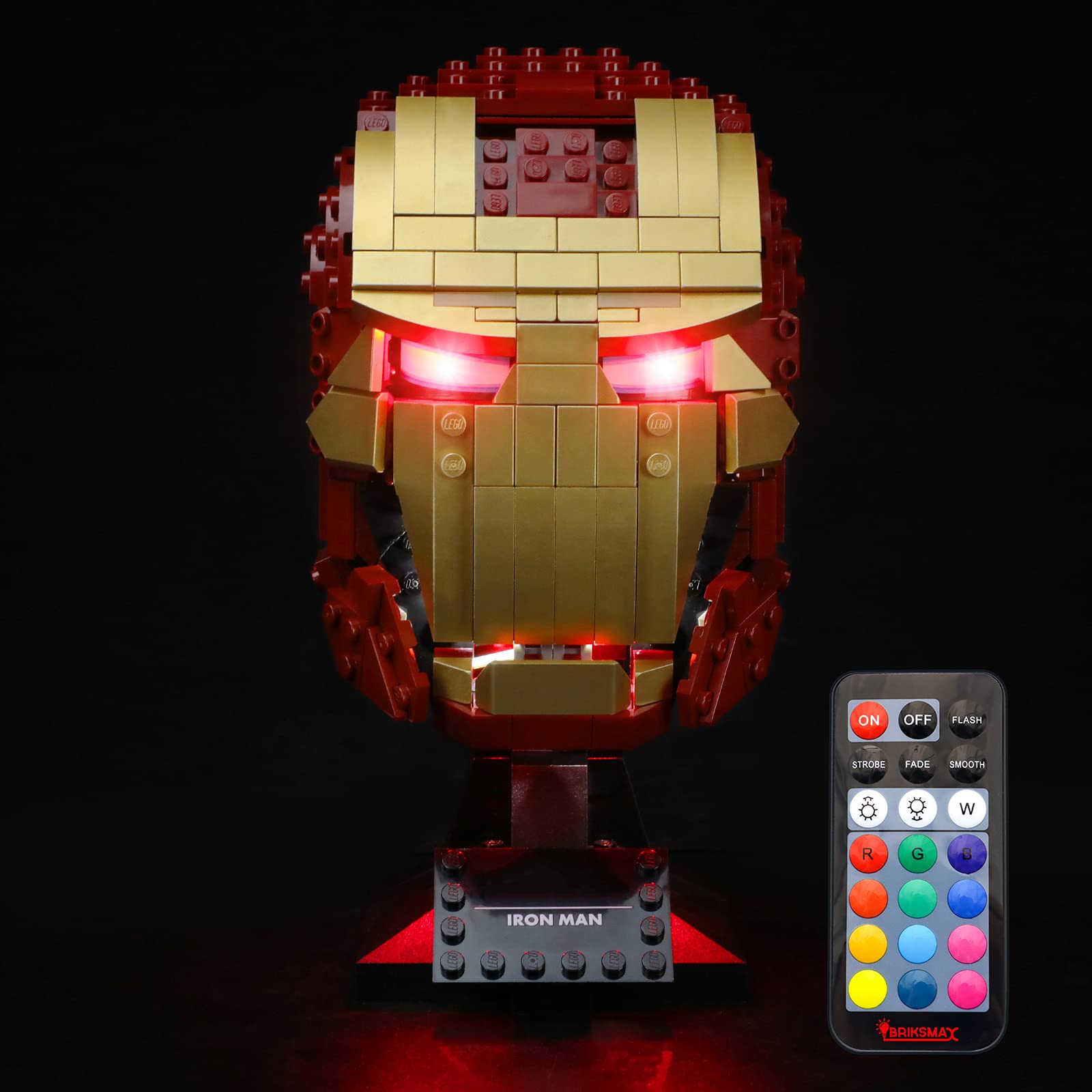 Foto 2 pulgar | Kit De Iluminación Briksmax Para Casco Iron Man Lego 76165 - Venta Internacional.