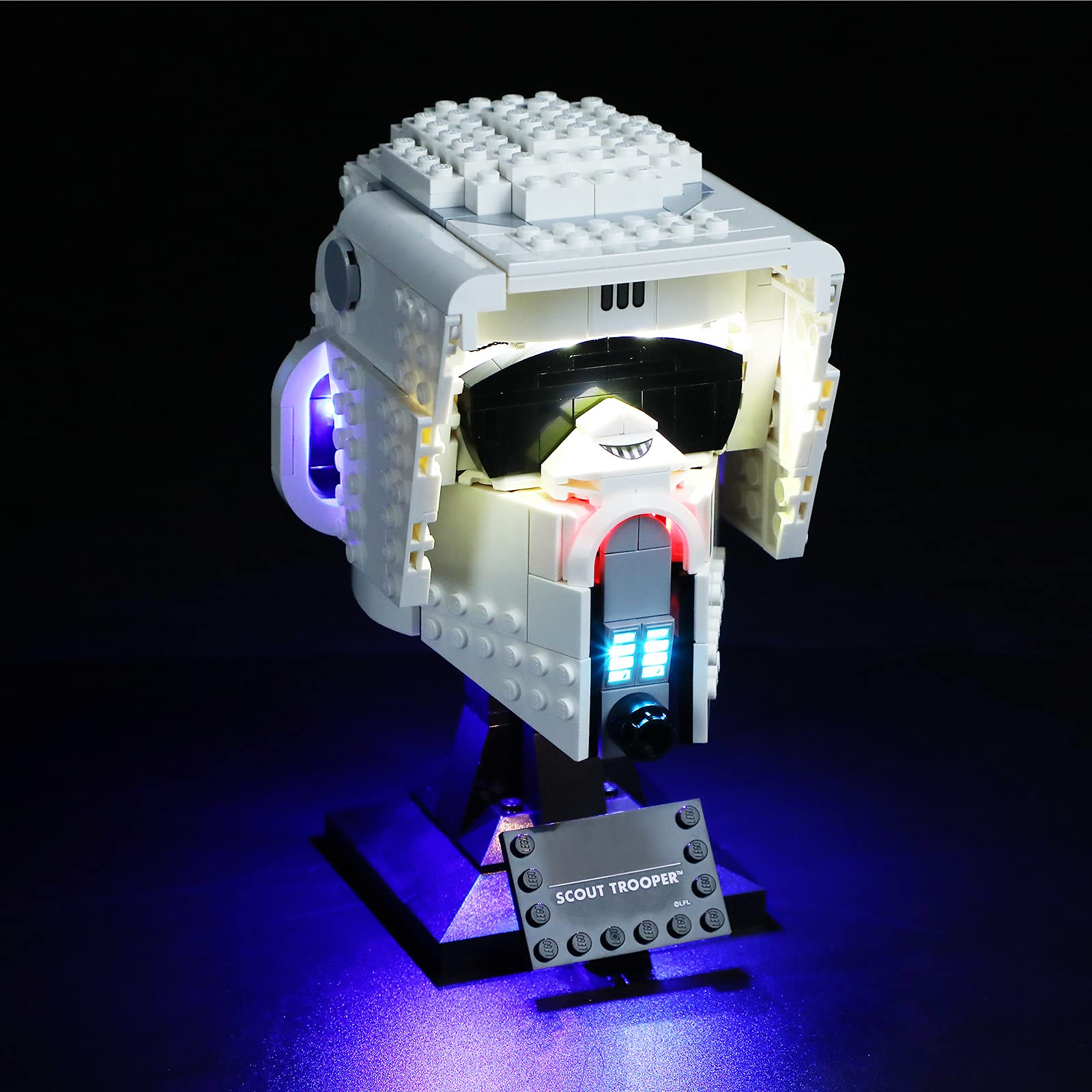 Foto 3 pulgar | Kit De Iluminación Led Para Casco Lego Scout Trooper 75305 De Brik - Venta Internacional.