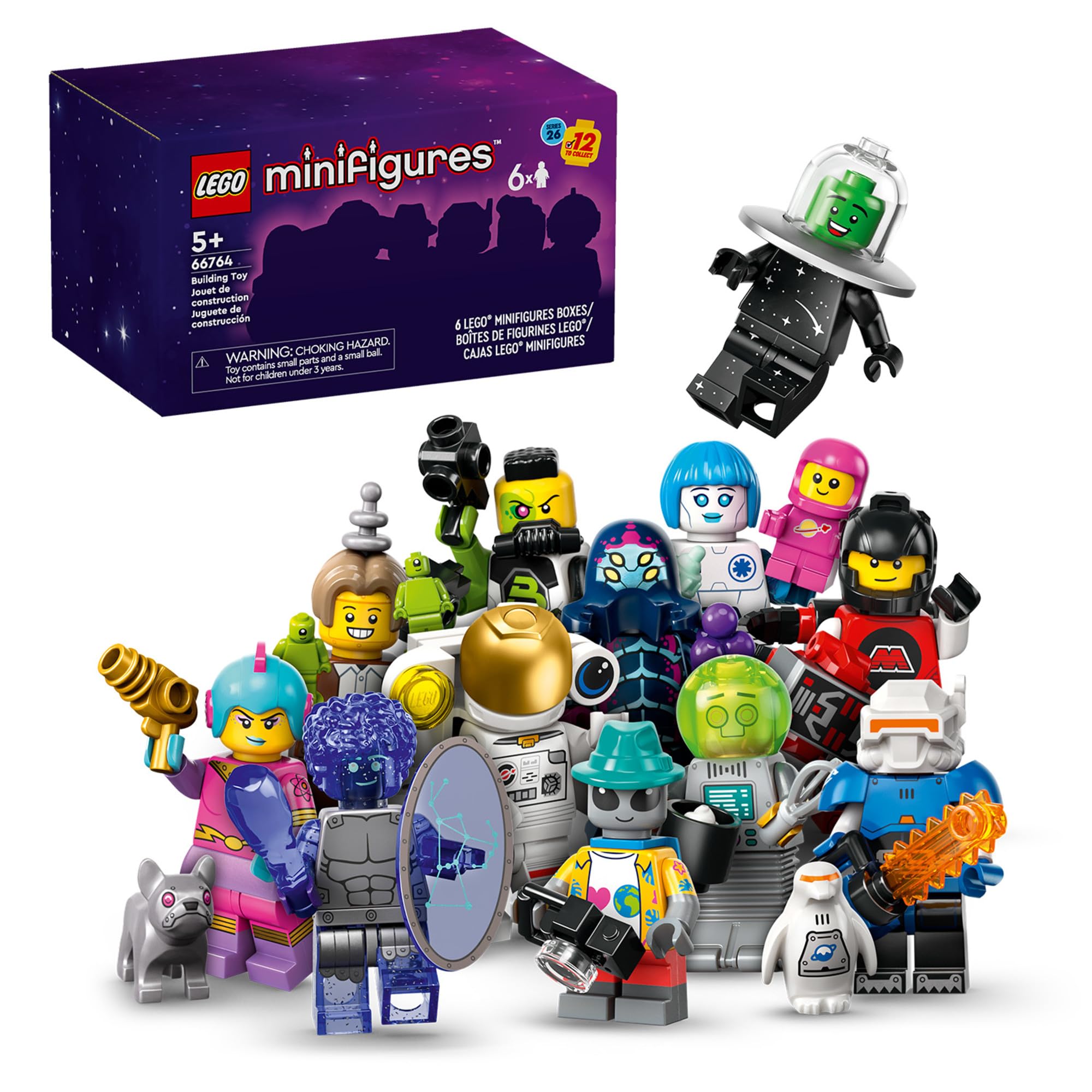 Set De Minifiguras Lego Serie 26 Space 6 Para Niños Mayores De 5 Años - Venta Internacional.