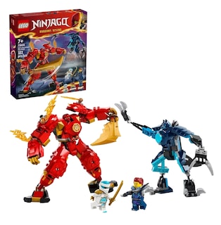 Foto 1 | Juguete De Construcción Ninja Con Un Mech Elemental Del Fuego De Kai