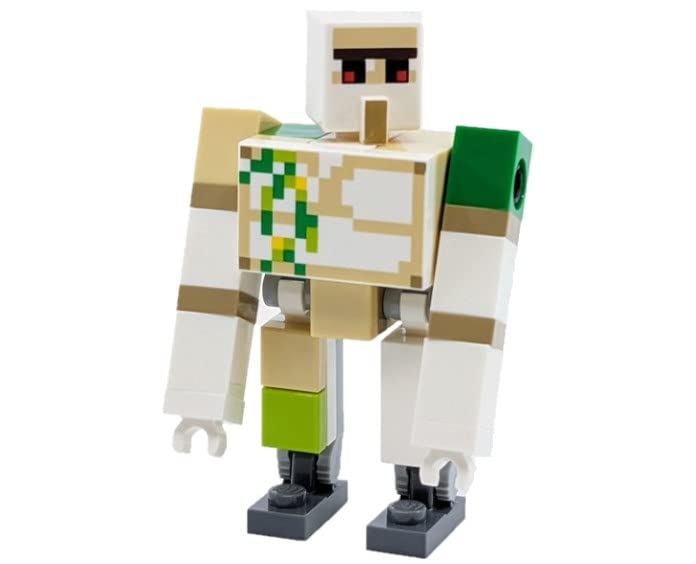 Foto 3 pulgar | Figura Lego Minecraft Iron Golem Minifig con Ficha Extra - Venta Internacional